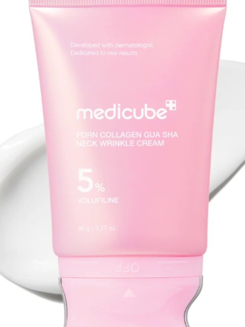 Medicube PDRN Collagen Gua Sha Neck Wrinkle Cream NIB Sealed